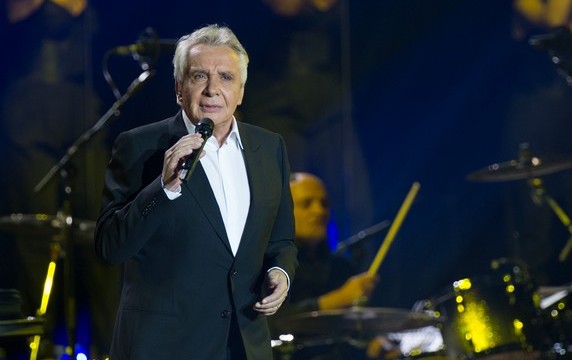 Michel Sardou performs live with his band at the Palais Omnisport de Paris Bercy, in Paris, France, on December 12, 2012. Photo by Christophe Guibbaud/ABACAPRESS.COM